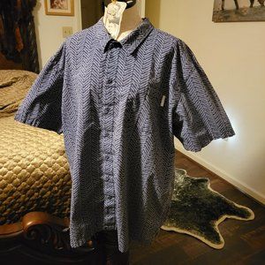 Columbia PFG Vented Fishing Button Up With Fish Skeletons